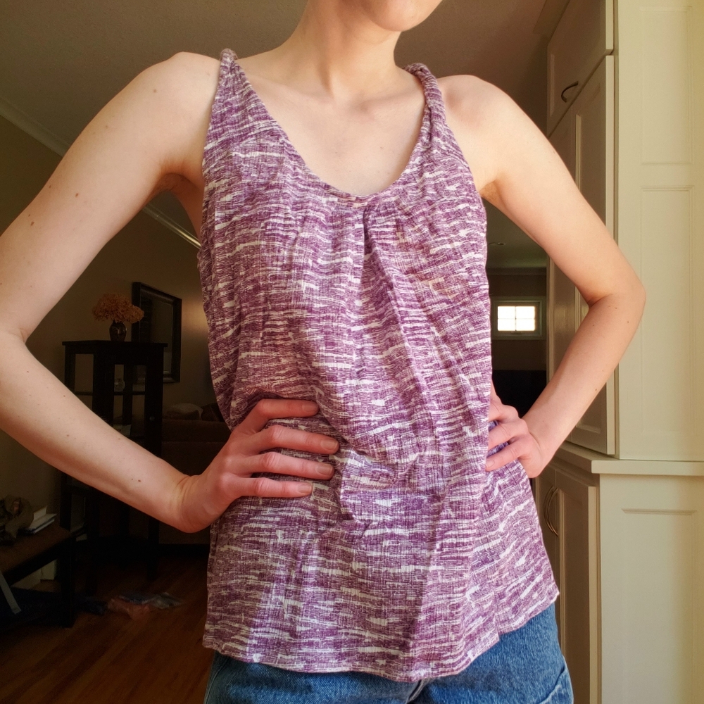 Converse Purple Racerback Tank Top